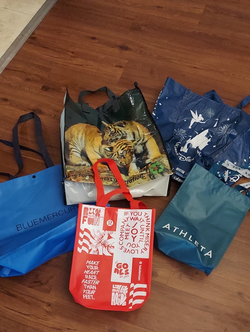 Reusable Tote Bags: 5 WWF. Walt Disney World, Bluemercury, Lululemon & Athleta
